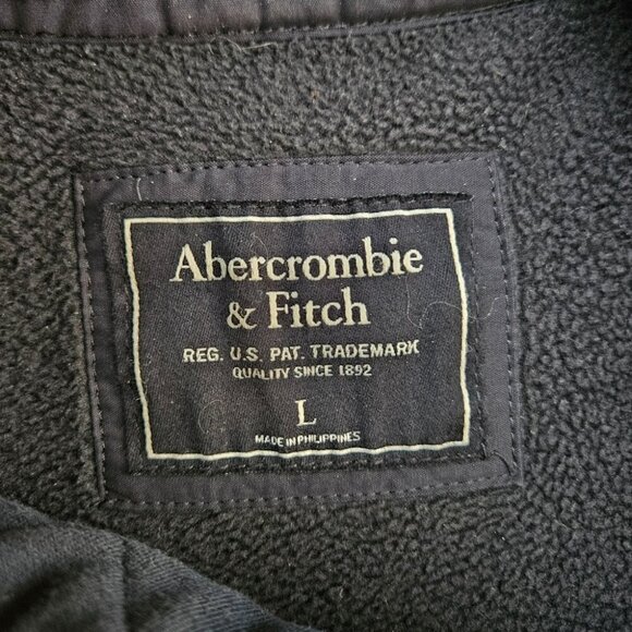 Abercrombie & Fitch Black Fleece Quilted Pullover - Picture 3 of 4